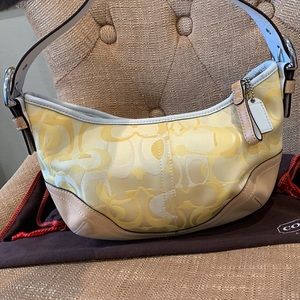 Coach Hobo limited edition Yellow